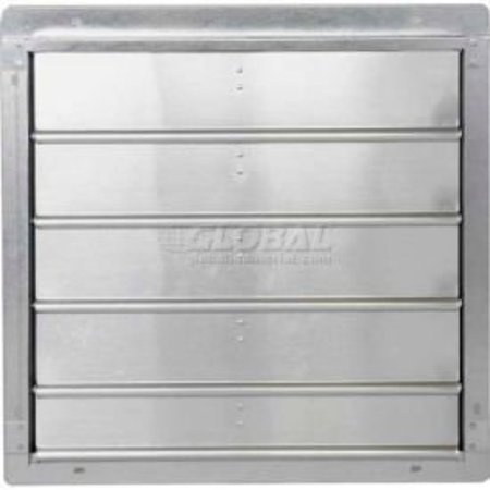 AIR CONDITIONING PRODUCTS CO Low Velocity Exhaust Shutter 16" - 502-STD-16 502-STD-16